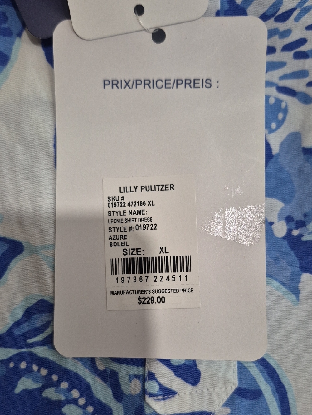 New Saint James With Lilly Pulitzer Leonie Women's Dress Size XL Coastal Grandma - Picture 5 of 6